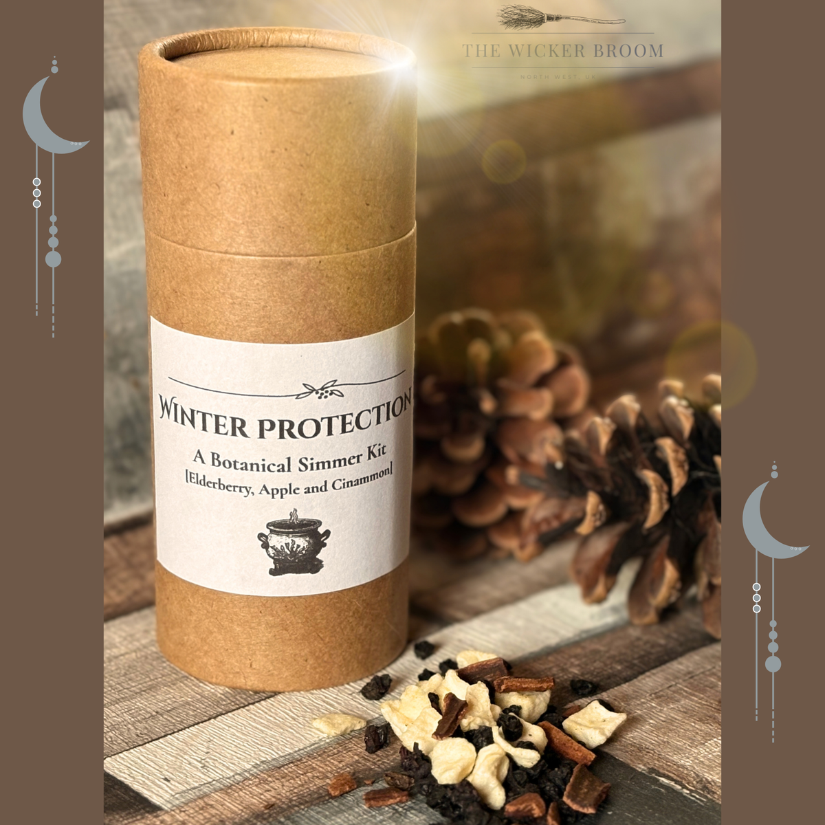 Winter Protection Simmer Tea Kit | Elderberry, Apple & Cinnamon